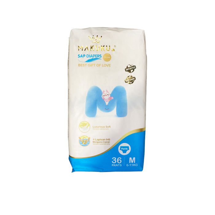 MAKUKU Popok Bayi M36 Diapers Pro Care Pants M36 Popok Balita