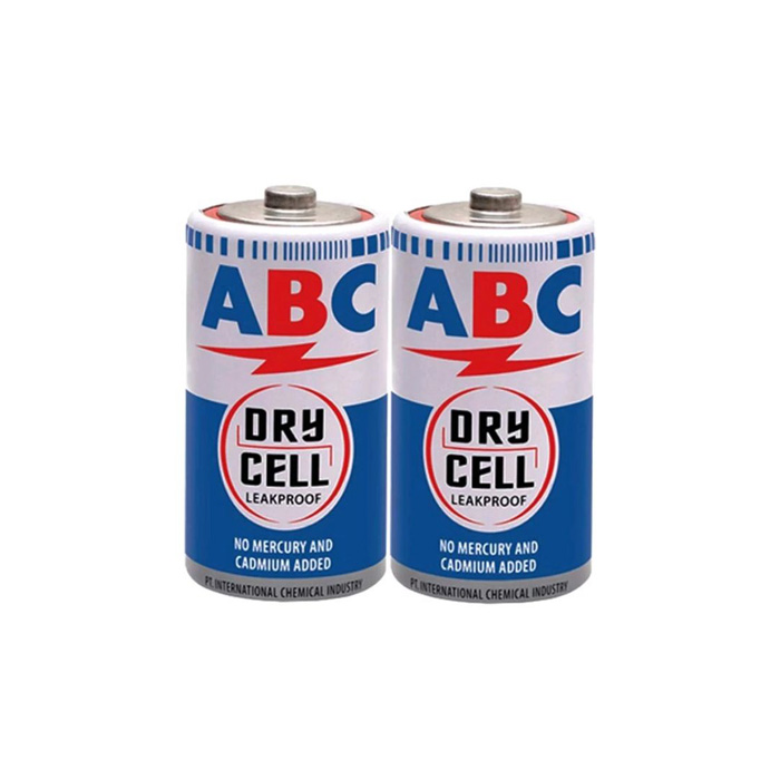 ABC Battery Dry Cell Blue R14S Baterai Type C 2S