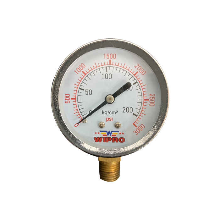 WIPRO Pressure Gauge Oil Manometer Minyak 2,5" 200Kg