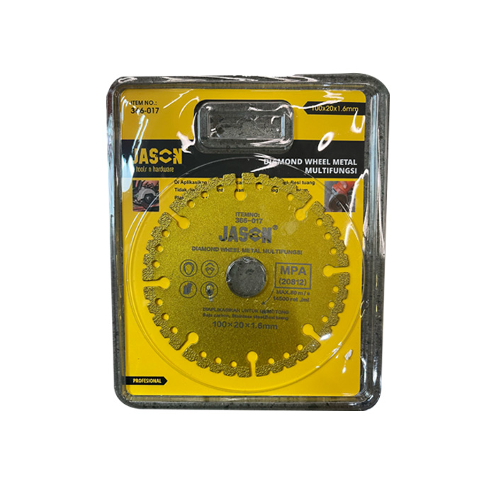 JASON Mata Potong Keramik 4" 100 x 200 x 1.6mm Diamond Wheel Multifungsi 366-017